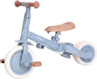 Little Dutch - 4 in 1 Driewieler Met Duwstang - Safari Dreams Blue