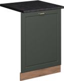 Vicco Fame-Line Vaatwasserfrontpaneel – 60 cm, WB Antraciet Groen-Goud Landhuis