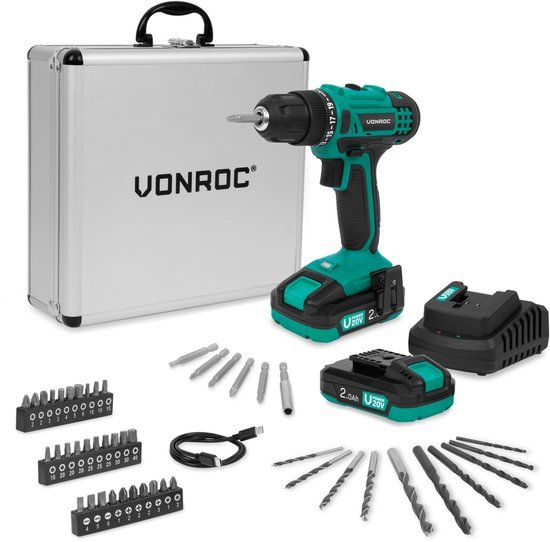 VONROC Accuboormachine 20V
