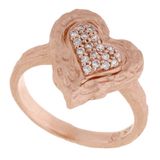 Orphelia Damen zilver, verguld Brillantschliff Zirkonia