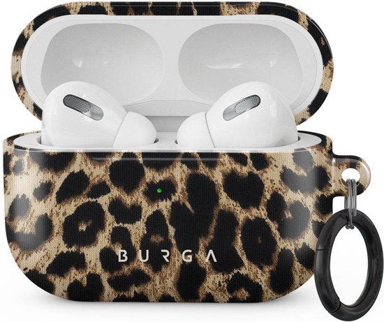 BURGA Player Hoesje voor Apple AirPods Pro - Zwart, Bruin