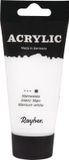 Rayher hobby materialen Rayher hobby Acrylverf op waterbasis - wit - 75 ml