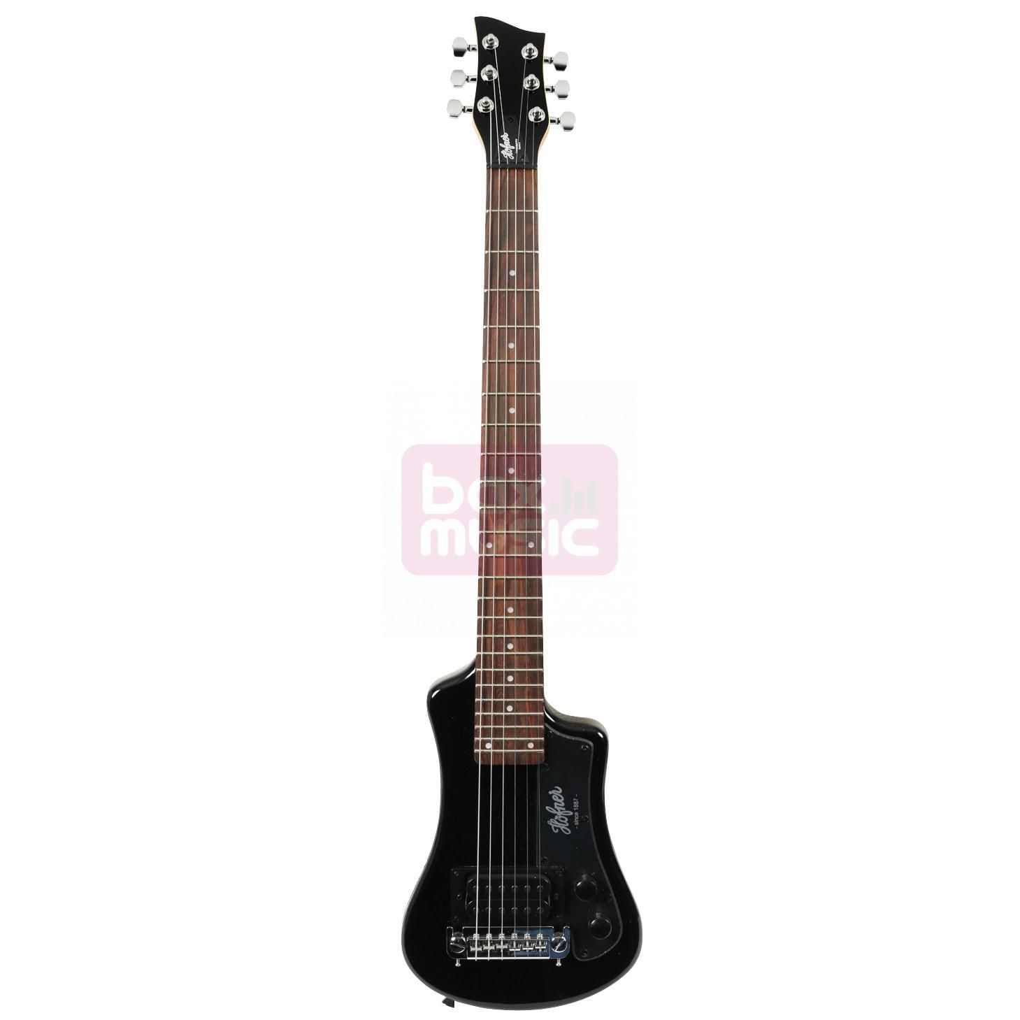 Hofner Shorty CT Black - E-Gitaar