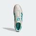 Adidas Gazelle Indoor Schuhe aus weißem Echtleder mit karamellfarbener Gummisohle Größe 39 1/3