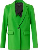 comma - Aansluitende blazer met klepzakken - groen