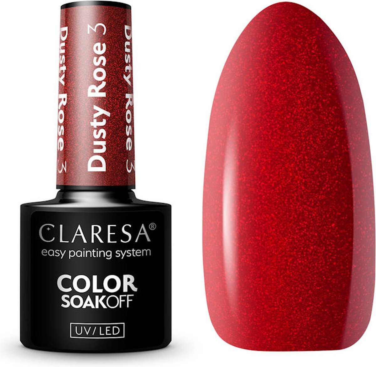 Claresa UV/LED Gellak Dusty Rose #3 – 5ml.