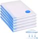 Shenzhen Haorui Industrial Technology Co., Ltd. Sacs de rangement sous vide - Réutilisable et peu encombrant - Pour vêtements, linge de lit, oreillers, couettes, textiles et voyages - Lot de 5 50x70 cm