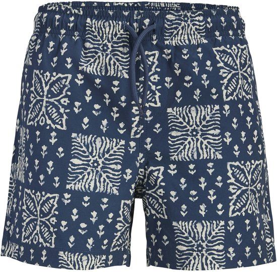 JACK&JONES JPSTMAUI SHELL AOP SWIM SHORTS JNR Jongens Zwembroeken Pageant Blue Polyester 100% Maat 140