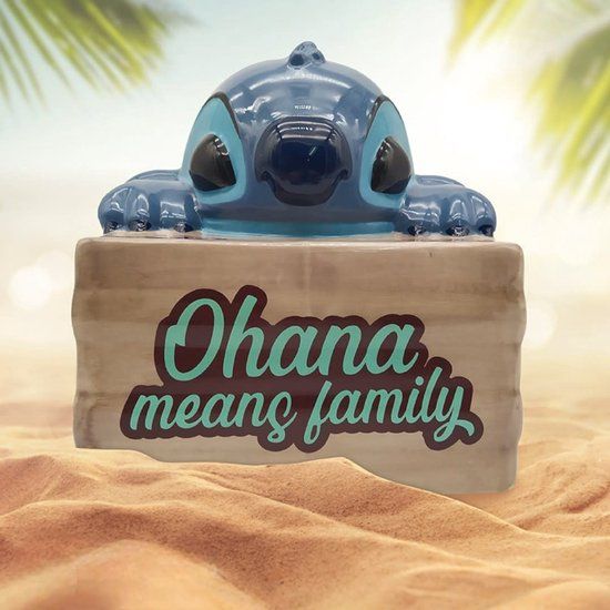 Lilo & Stitch Abysse Corp Lilo & Stitch Ohana koekjestrommel Beschuitbus meerkleurig Unisex