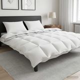 vidaXL - Deken - Set - 3-delig - 260 x 220 cm - Alle seizoenen - Bamboe - Wit