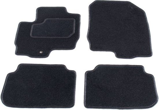 Cargoods Automatten op maat - zwart stof - Mitsubishi Colt 2005-2009 3-deurs