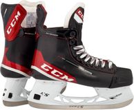 CCM Jetspeed FT475 Patins Noir/Rouge Unisexe Adultes Patins de hockey sur glace