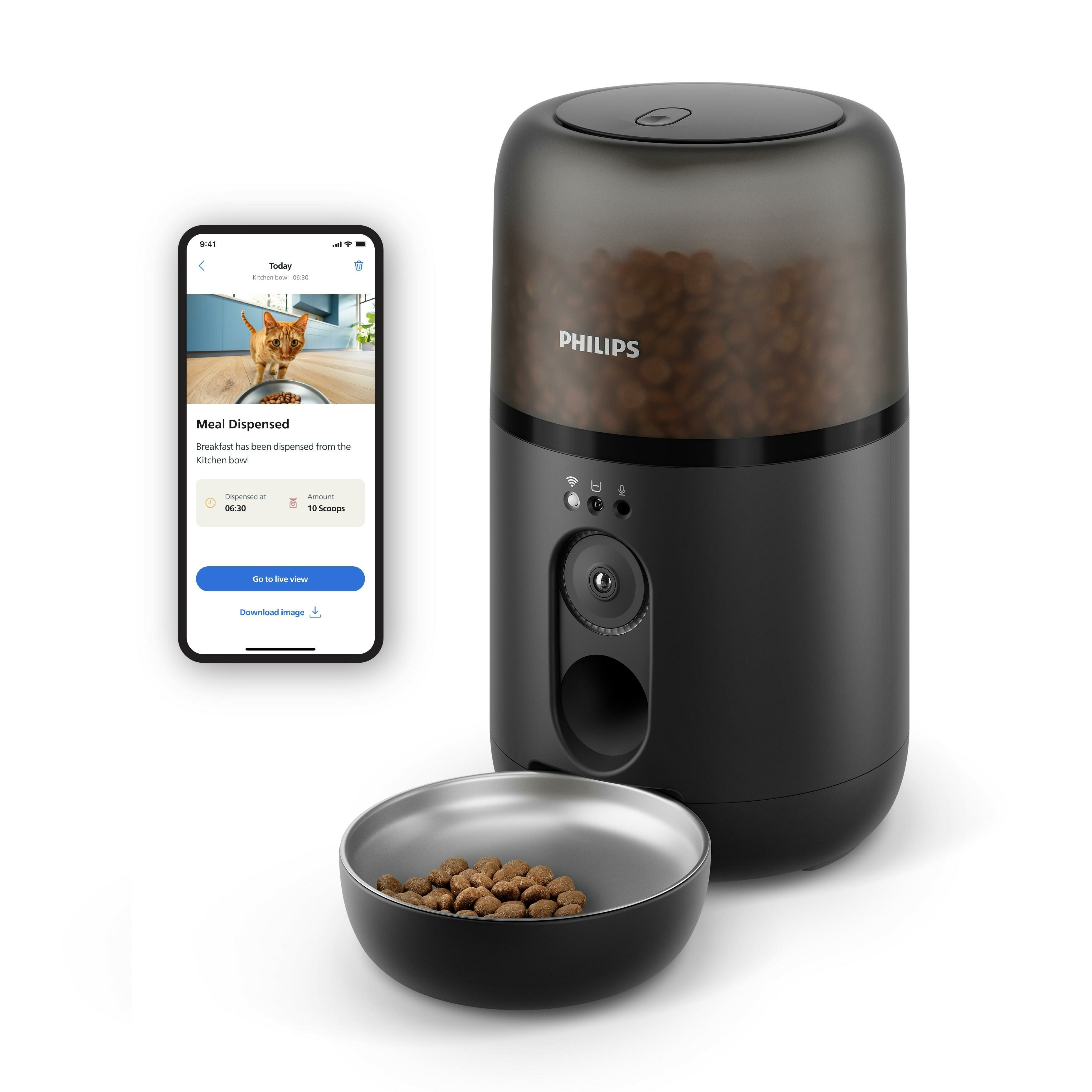 Philips Pet Series PAW5320/02 Smart Feeder with Camera