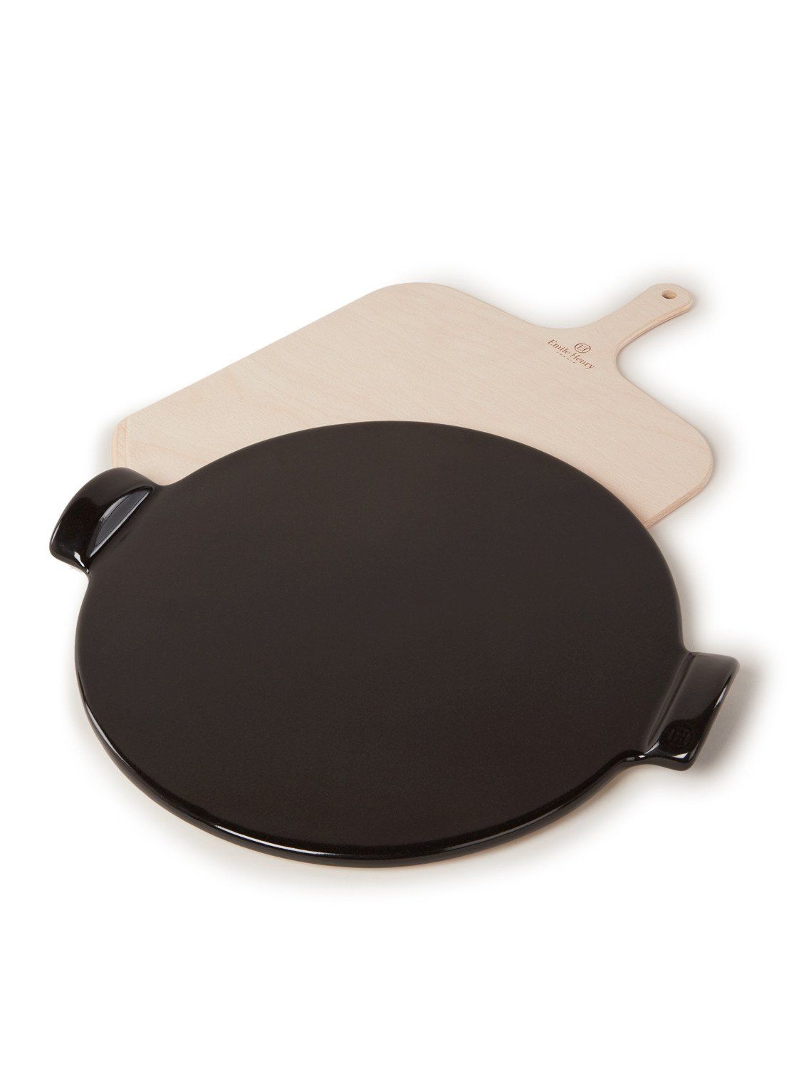 Emile Henry Pizzasteen 37 cm 2-delig - 3289317997143