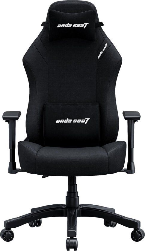 Andaseat Luna Series Black Fabric Gaming Chair - 6972417138611
