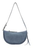 FREDsBRUDER Leren schoudertas Carry Me Cool Midi Shoulder Bag Denim Blue Lichtblauw