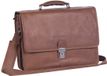 The Chesterfield Brand Business Overslagtas Shay met Laptopvak 15.6 Cognac