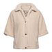&Co Woman teddy jas - ecru