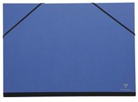 Clairefontaine 144802C - Een tekenmap met elastieksluiting 28x38 cm, Nachtblauw