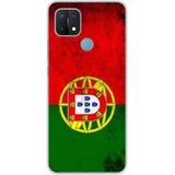 Oppo Siliconen hoesje compatibel met Oppo A15 Portugese vlag