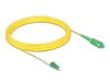 Delock 83876 InfiniBand en Glasvezelkabel 10 m LC SC LC/SC Geel