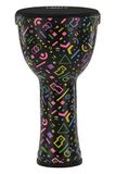 GEWA Liberty Djembé Nestable - Diameter: 8" (20,3 cm) - Hoogte: 16,5" (41,2 cm) - Patroon: Crazy Neon