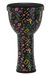 GEWA Liberty Djembé Nestable - Diameter: 8" (20,3 cm) - Hoogte: 16,5" (41,2 cm) - Patroon: Crazy Neon