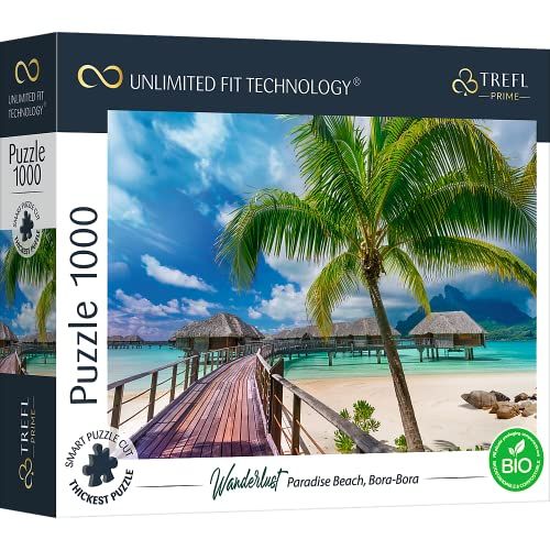 Trefl Prime - Uft Puzzel Wanderlust: Paradise Beach, Bora-Bora - 1000 Elementen