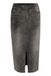 KAFFE Dames denim rok hoge taille potlood silhouet middellange lengte dames, Medium Grey Denim, 44