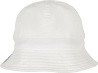 Flexfit Eco Washing Flexfit Notop Tennis Bucket Hat / Vissershoed - Wit