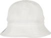 Flexfit Eco Washing Flexfit Notop Tennis Bucket Hat / Vissershoed - Wit