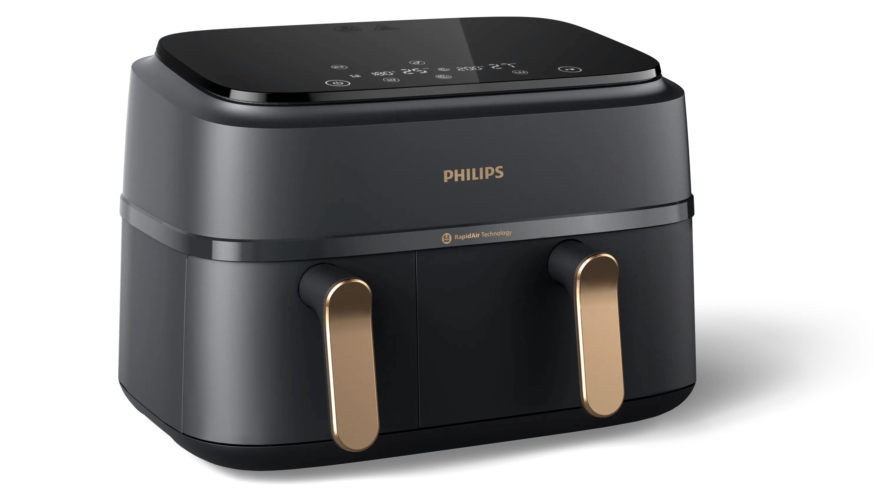 Philips 3000 Series NA352/00 Airfryer - 9L, Dual Basket, 8 Programs