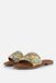 Lazamani Raffia Slippers wit Synthetisch - Maat 39