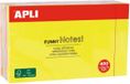 Apli Notes Cube 4 Kleuren Assorti 125x75 - 400 Vel - Jaune/Vert/Rose/Orange