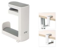 Merkloos Hoofdtelefoonhouder - Bureau - 360 graden - Siliconen - Wit
