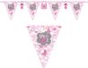 Folat Vlaggenlijn - Geboorte meisje - roze - 6 meter - karton