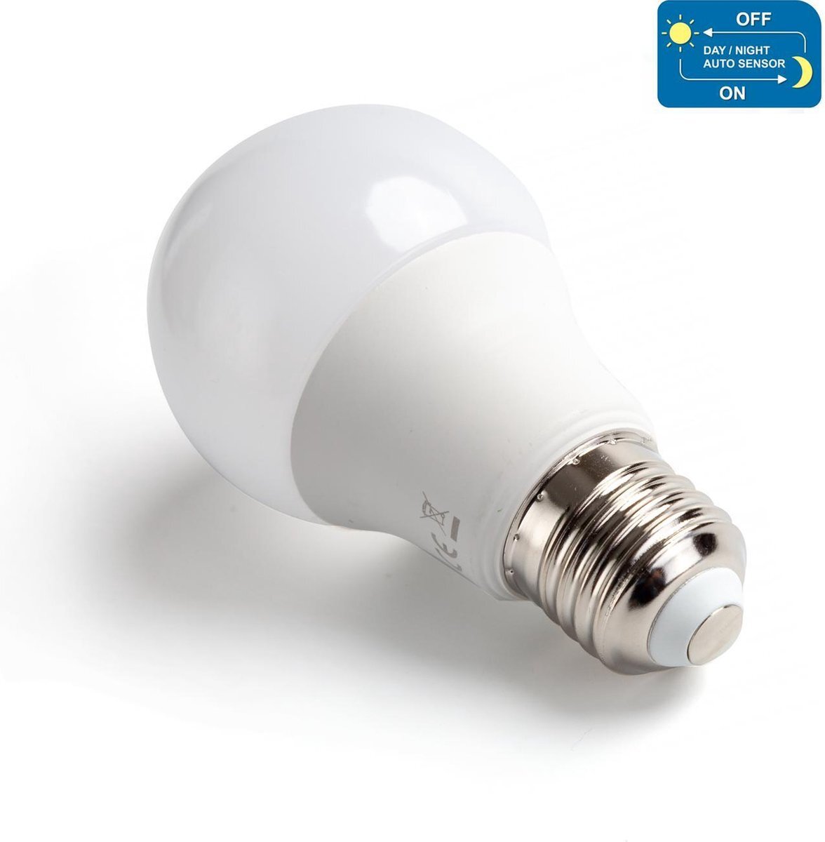 Aigostar LED A5S A60 E27 8W 6500K With Day/Night SENSOR - set van 5 stucks