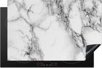 Merkloos KitchenYeah® Inductie beschermer 81x52 cm - Marmer print - Inductie kookplaat accessoire