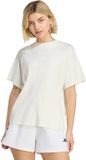 Adidas Sportswear Soft Lux Loose-Fit T-Shirt - Dames - Beige