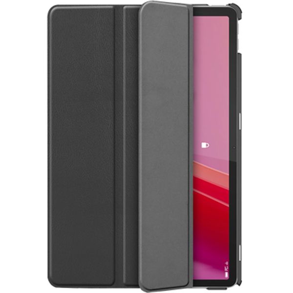 Just in Case Book Case for Lenovo Tab M11 - Black - Faux Leather