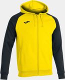 Joma Academy IV Jas Met Kap Heren - Geel / Zwart | Maat: 2XL