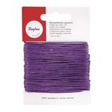 Koord, RAYHER Koord, violet, katoen, gewaxt, 1 mm, 20 m