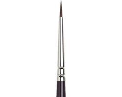 Winsor & Newton Galeria Acrylverf Penseel - Ronde Vorm - Lange Steel - No. 1 Kwast - 2mm