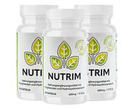NUTRIM SET: 3 x 60 capsules végétaliennes avec varech, gingembre, thé vert, café vert et cardamome