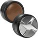Unyqoos® Distributeur de café innovant pour un espresso parfait avec porte-filtre de 51 mm, Acier inoxydable, Noir