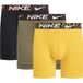 Nike Shorts Boxer Essential Micro Dri-fit Pack De 3 - Jaune/vert/noir, pointure Large