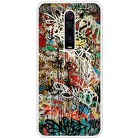 Mi 9T Bedrukt siliconen hoesje Graffiti 1