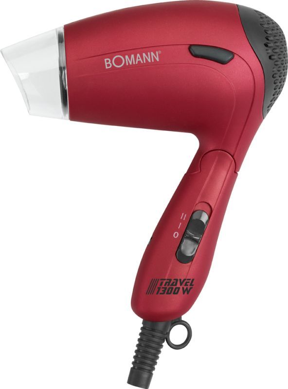 Bomann HTD 8005 CB - Reisföhn - Rood - 1300W