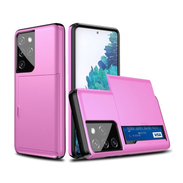 VRSDES Samsung Galaxy Note 10 - Wallet Case - Purple