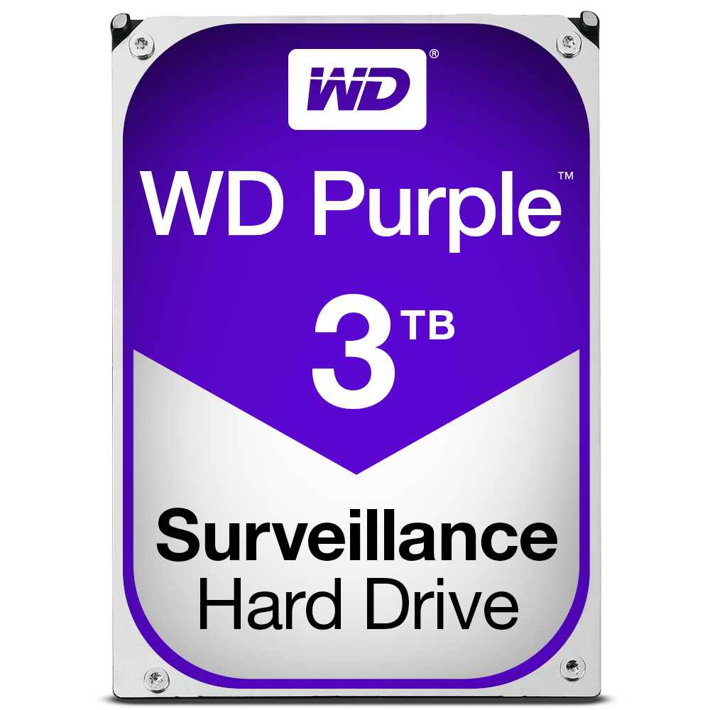 Western Digital Purple 3TB 3.5 inch SATA III Interne Harde Schijf